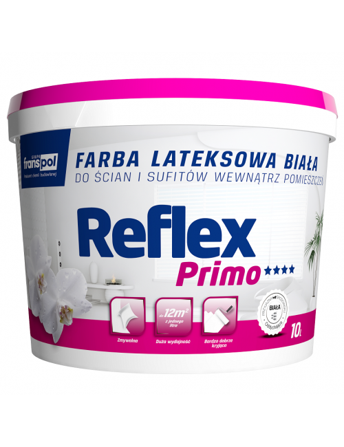 Franspol farba lateksowa biała Reflex Primo