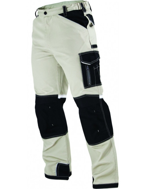 Stalco Premium spodnie robocze Summer Line piaskowe