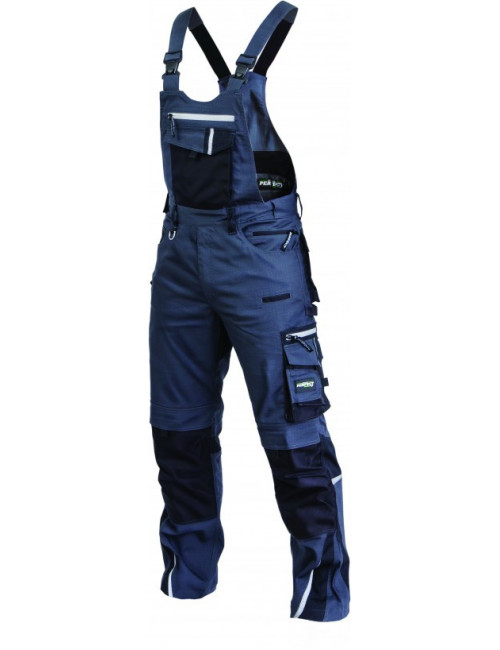 Stalco Powermax spodnie robocze z szelkami Professional Flex Line