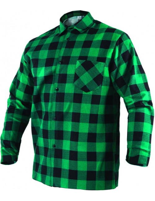 Stalco koszula flanelowa Square zielona