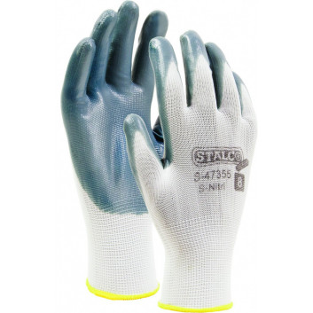 Stalco Premium rękawice poliamidowe S-Nitri
