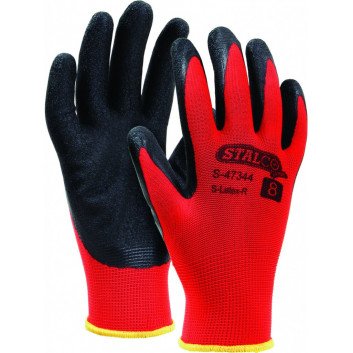 Stalco Premium rękawice poliestrowe S-Latex R