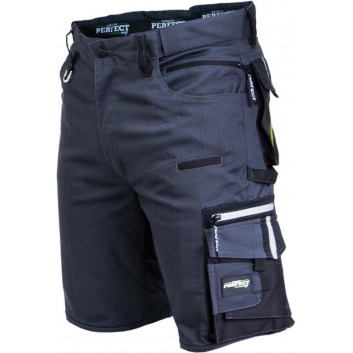 Stalco spodnie robocze szorty FLEX LINE szare