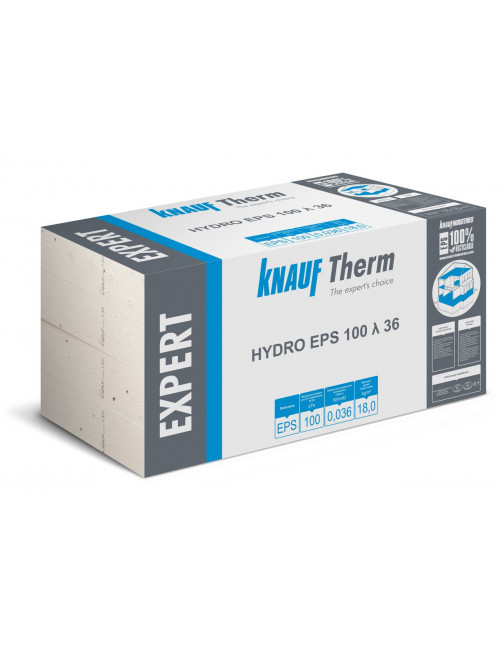 KNAUF Therm EXPERT hydro EPS 100 λ 36